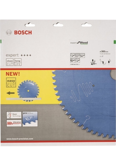 Bosch Ahşap Kesme Daire Testere Bıçağı 305x30 MM 72 Diş Expert 26