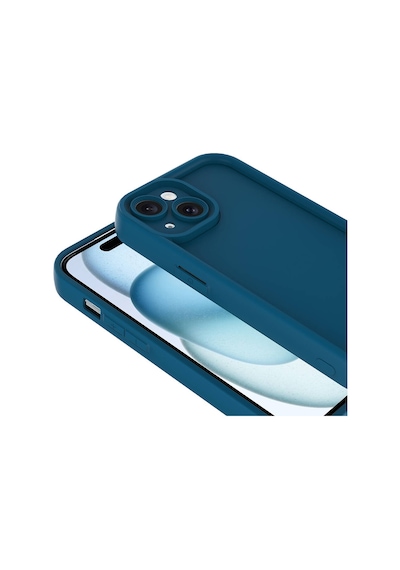 Zore Apple Uyumlu iPhone 14 Kılıf Kamera Korumalı Ananas Kapak - Mürdüm Mürdüm
