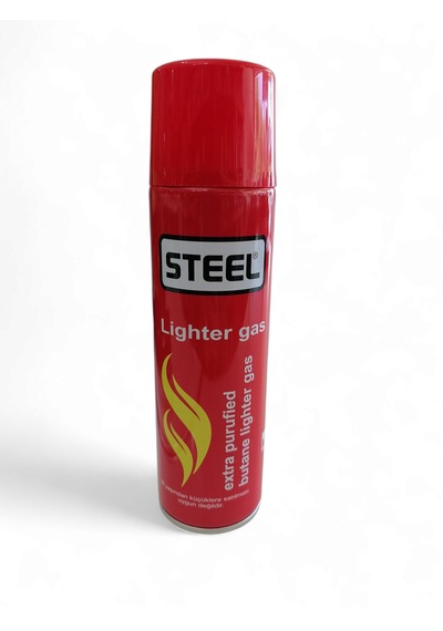 Steel Çakmak Gazı 270 Ml Kırmızı