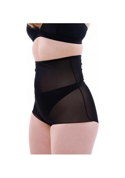 L'ombre Siyah Mı Emay 2706 Lazer Tül Toparlayıcı Slip Hayalet Külot Korse