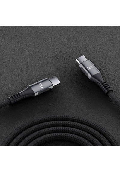 60w Usb Type-c To Type-c Örgülü Pd Hızlı Şarj Ve Data Kablosu 2 Metre Diğer