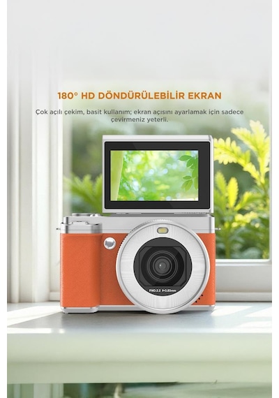 Torima CMR45 Dijital Mini Fotoğraf Video Kamera Turuncu