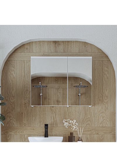 Banyo Dolabı Kulpsuz 2 Kapaklı Mdf 75 Cm Aynalı Banyo Üst Dolabı Mat Beyaz Banyo Dolabı Kulpsuz 2 Kapaklı Mdf 75 Cm Aynalı Banyo Üst Dolabı Mat Beyaz