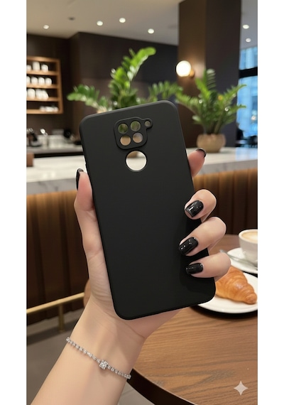 Xiaomi Redmi Note 9 İçin Uyumlu Içi Kadife Leke Tutmaz Kamera Korumalı Lansman Kılıf