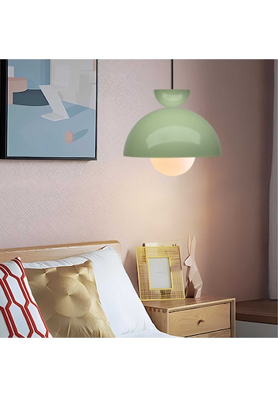 Homing Nuuq Camlı Metal Sarkıt 241339 Su Yeşili