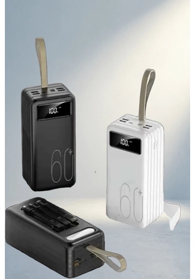 Dijital Göstergeli Taşınabilir Powerbank 60.000 Mah 4 Portlu Çr 80606659