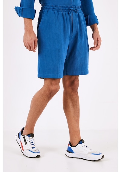 Buratti Pamuklu Regular Fit Cepli Müslin Erkek Short Cf24S657802 Saks