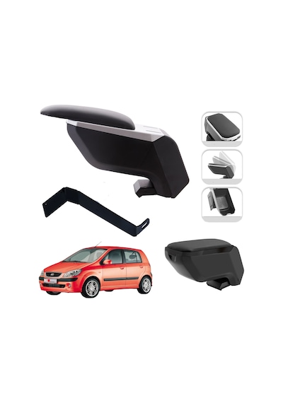 Mis Paket Hyundai Getz Delmesiz Çelik Ayaklı Kolçak + Askılı Koku + Micro Fiber Bez + Torpido Süngeri
