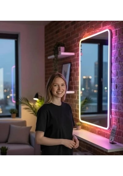 1 Adet Ac 5435 Rgb Pixel Neon Led Seti Usb Girişli Kumandalı 5 Metre