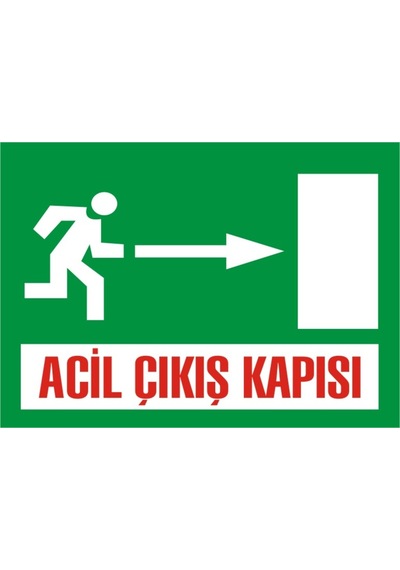 Acil Çıkış Kapısı (Sağ) Levhası