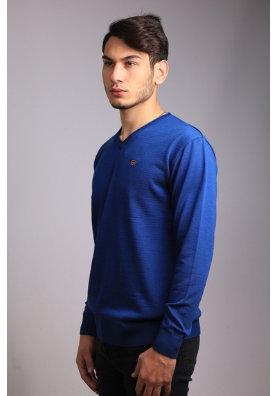 Bearraybon Erkek Triko Kazak Indigo (504887255) İndigo