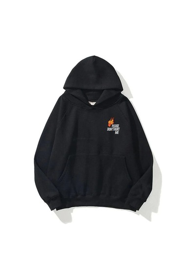 Prtnc Protonic Oversize Sweatshirt Please Dont Hurt Me Siyah Siyahdont