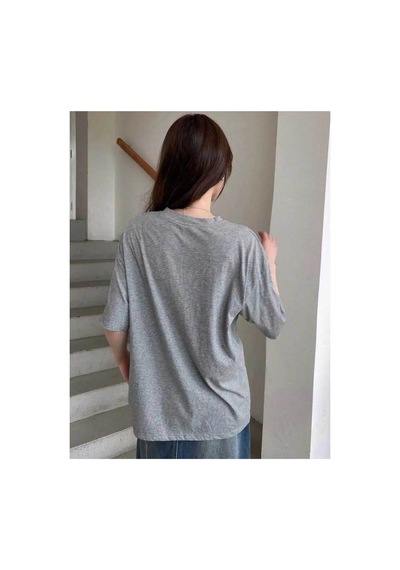 Medinenur Unisex Holiday Baskılı Tshirt Gri