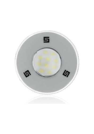 Sanel 12v-24v Spot Tavan Lambası 6 Ledli 6500k Beyaz 6 X 3w 75 Mm Butonsuz