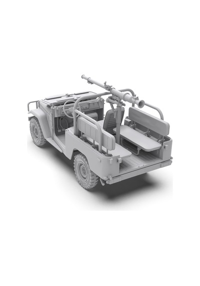Ak 35003 1/35 Ölçek, Fj43 Kamyonet Spg-9 Geri Tepmesiz Silahlı , Askeri Araç Plastik Model Kiti