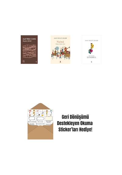 Everest Açıkhava 35 - Seçme Şiirler + Naîmâ + Divan Şiirinde İstanbul + Okuma Sticker'ları