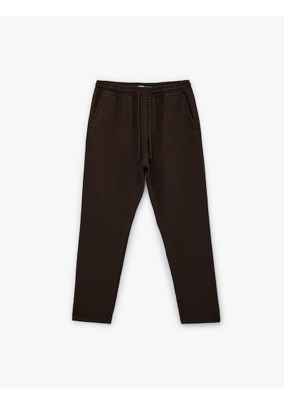 Koton Regular Fit Pamuklu Cepli Gabardin Beli Bağcıklı Yazlık Pantolon Kahverengi 6sam40053hw Kahve Koton Regular Fit Pamuklu Cepli Gabardin Beli Bağcıklı Yazlık Pantolon Kahverengi 6sam40053hw Kahve