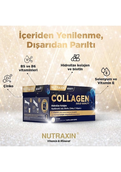 Collagen 30 Saşe 10.000 Mg Tip 1 Tip 3 Ananas Aromalı 3'lü