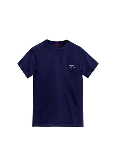Raru %100 Pamuk T-shirt Agnıtıo Lacivert Lacivert