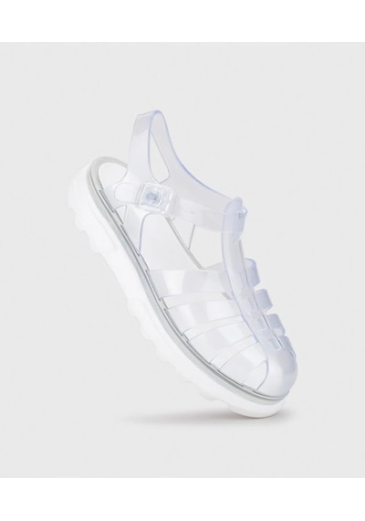 Igor S10361 001 Transparente Blanco Kadın Sandalet Beyaz