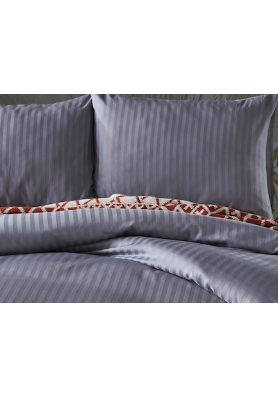 Saten Artline Nevresim Takımı Çift King Size - Gri