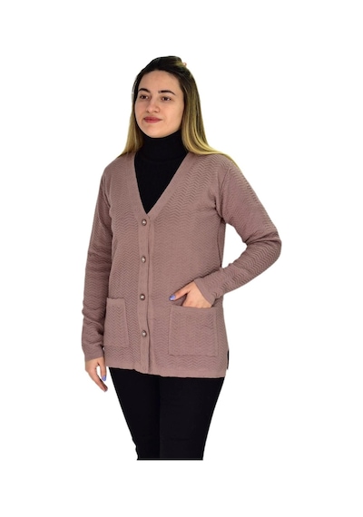 Kadın Cepli Triko Hırka Bgl-st03349 001