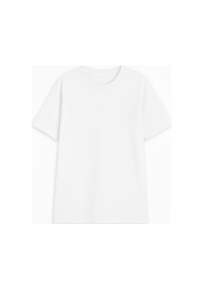 Markapia Woman Kadın %100 Pamuk Basic T-shirt Beyaz