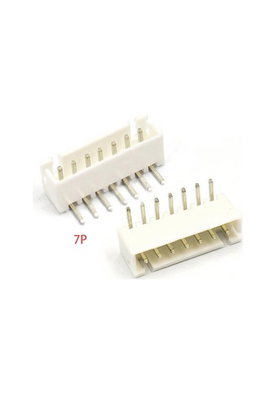 7 Pin Jst-xh 2.54 Tunik Konnektör Erkek Eğik 90