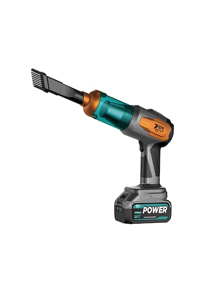 7go 7gab-03 Şarjlı Kablosuz Araç Süpürgesi Gri 20000pa Güçlü Emiş Fırçasız Motor Üfleme & Vakum