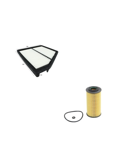 Sardes Filtre Seti Hyundai Matrix 1.5 Crdı 2006-2008 110 Beygir Dizel 2li Hava + Yağ Filtre