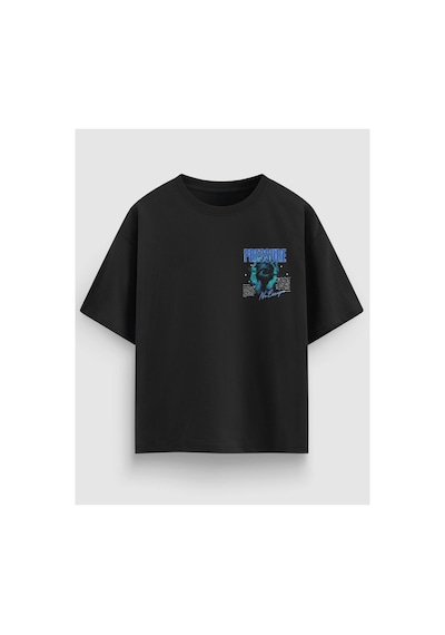 Yolo Street Unisex Oversize Siyah Tişört Pressure / No Escape Baskılı, 250 Gsm %100 Pamuk, Arka Baskı Siyah Yolo Street Unisex Oversize Siyah Tişört Pressure / No Escape Baskılı, 250 Gsm %100 Pamuk, Arka Baskı Siyah