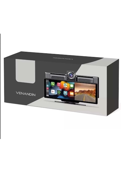 Venandin Nvxpro 10,26 İnç Ips Hd Taşınabilir Monitör, Kablosuz Carplay Ekranı, Kablosuz Android Auto Araç Ekranı, Evrensel Multimedya Araç Stereo Sistemi 10.25"