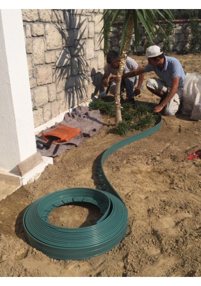 25 Metre Çim Ayracı, Bahçe Düzenleyici Seperatörü, Peyzaj Ekipmanı