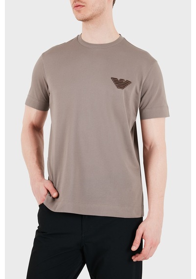 Emporio Armani Erkek T Shirt Em002832 Af12955 U6189 Kahve