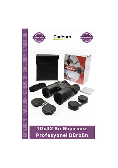 Dürbün Ultra Geniş Görüş Bak4 Prizma Zoomlu 10x42 Compact Su Geçirmez Profesyonel Dürbün Çok Renkli
