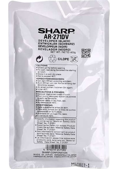 Sharp Ar-271dv Developer