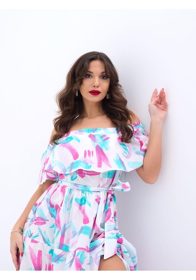 Moderie Butik 6473 Elbise-napoli Napoli
