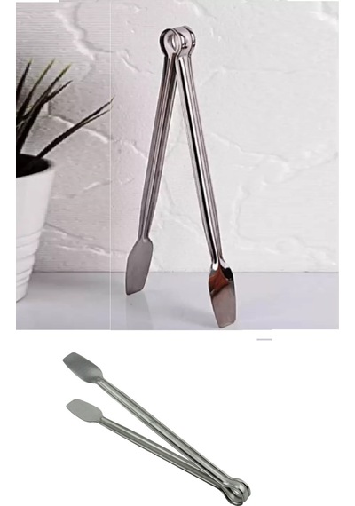 Paslanmaz Mutfak Maşası - 27 Cm Mangal Barbekü Maşası Çok Renkli