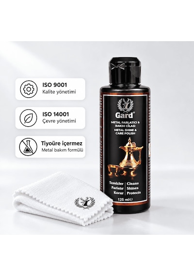 Gard Metal Parlatıcı & Bakım Cilası 125 ML