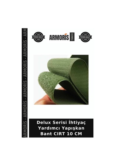 Delux Serisi İhtiyaç Yardımcı Yapışkan Bant Cırt 10 Cm