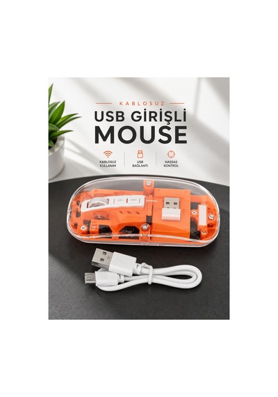 Fare Mouse Çift Modlu Kablosuz Bağlantılı 2.4ghz Destekli Tkndhmngo Çok Renkli Diğer