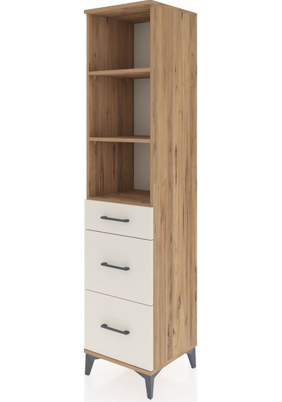 Hyperion Dolap 3 Raflı 3 Çekmeceli 44x44x195 Çam-aytaşı Atlas Çam