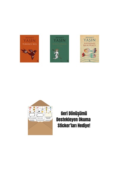 Turuncu Kuş + Toplu Şiirler + Soydaşınız Balık Burcu + Okuma Sticker'ları