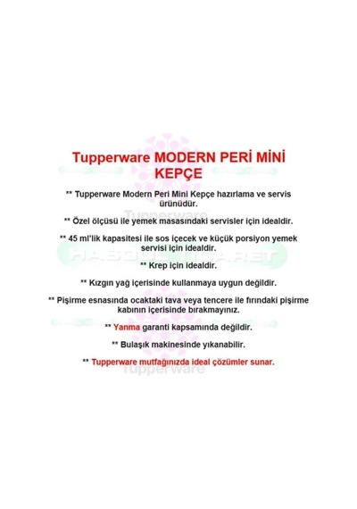 Modern Peri Mini Kepçe ---