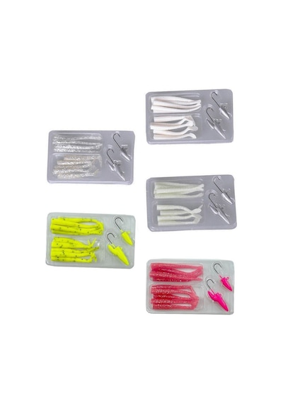Savage Gear Lrf Micro Sandeel Kit 12 Adet 1+1.5+5 Suni Yem Glow