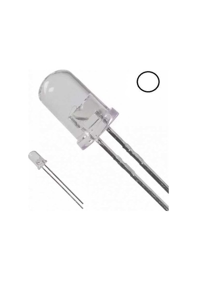20 Adet 5mm Beyaz Led Rodevino
