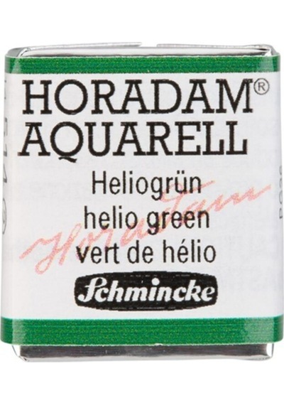 Schmincke Horadam Aquarell Artist Sulu Boya Helio Green Yarım Tablet