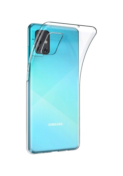 Bezos Samsung Galaxy A51 Kılıf Lüx Şeffaf Silikon Bty