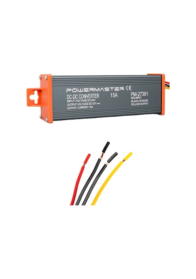 Powermaster Pm-27381 24v Dc 12v Dc 15 Amper Oto Konvertör