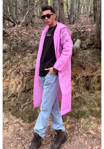 Mollycrush Unisex Su Rüzgar Geçirmez Katlanabilir Kapüşonlu Çıtçıt Düğmeli Eva Mavi Yağmurluk Pembe Mollycrush Unisex Su Rüzgar Geçirmez Katlanabilir Kapüşonlu Çıtçıt Düğmeli Eva Mavi Yağmurluk Pembe